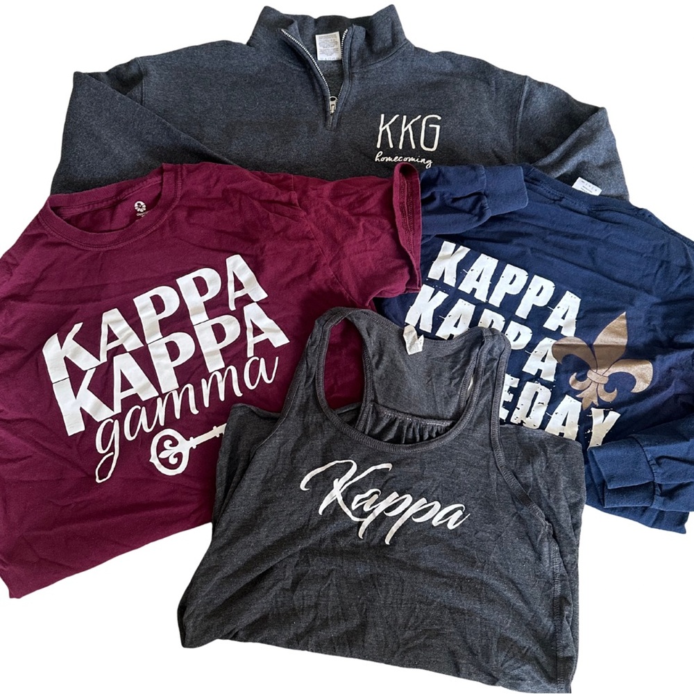 Kappa Kappa Gamma Sorority Women’s Apparel Bundle (4 Pieces) EUC